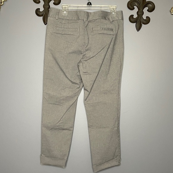 Banana Republic Jackson fit gray cropped ankle capri business pant size 10 - Picture 5 of 8